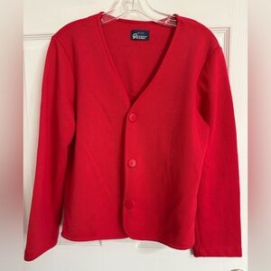 Vibrant Red Vassar Knit Sweater